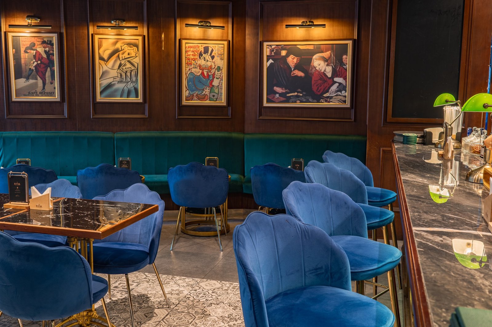 Interior of The Bank Bar and Burgers Kuningan